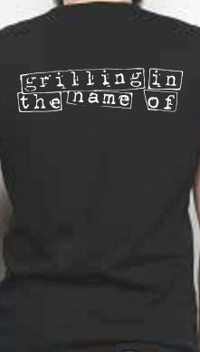 Uncle A's long sleeve tee-Grillin in the name of