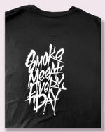 Load image into Gallery viewer, Smoke Meeat Every Day - Black Tee
